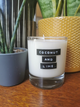 Malachite Candles 200ml vegan soy wax Coconut + Lime scent